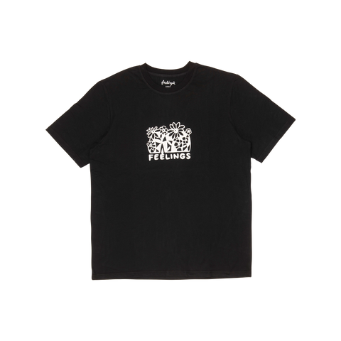 And Feelings Bouquet Tee - Black