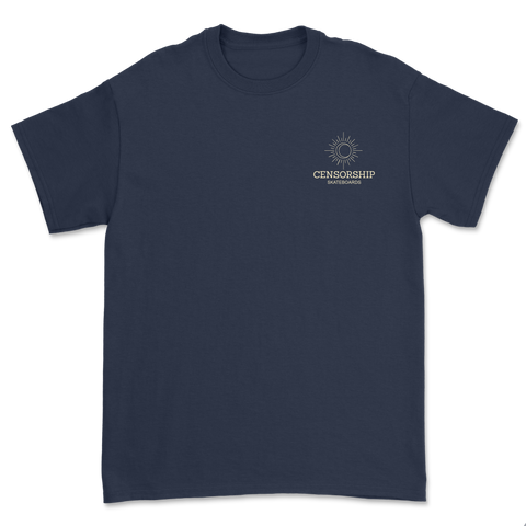 Censorship Akelarre Fill Tee - Navy