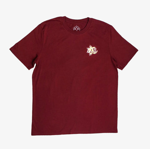 All One Brand Listen To Your Past Tee - Burgundy
