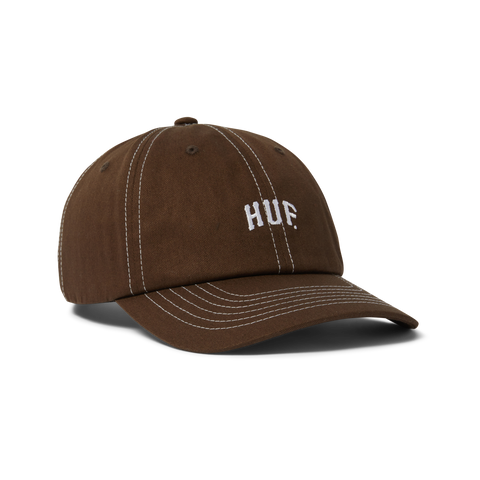 HUF Arch Logo 6 Panel CV Cap - Bison