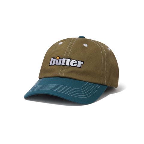 Butter Goods Ace 6 Panel Cap - Canteen / Teal