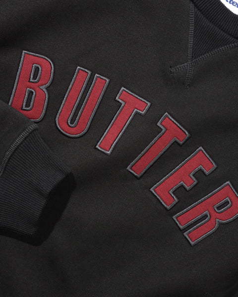Butter Goods Arc Applique Crewneck - Black