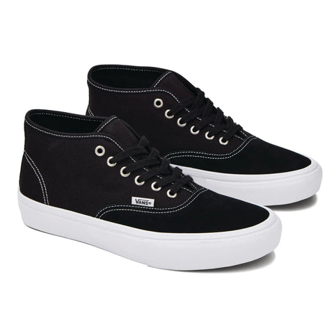 Vans Skate Authentic Mid - Black / White