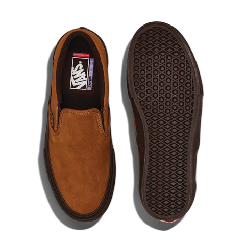 Vans Skate Slip On - Brown / Gum