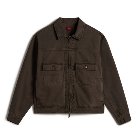 Vans Skate Garage Denim Jacket - Coal Brown