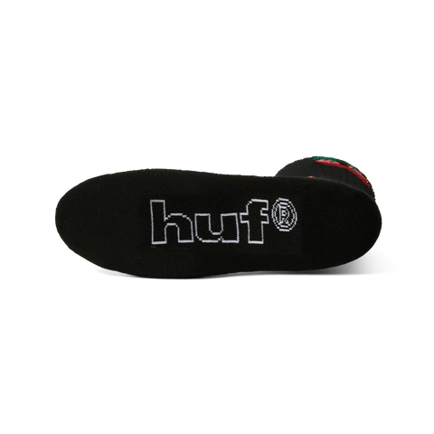 HUF Cherry Bomb Crew Socks 1 Pack - Black