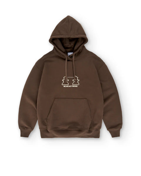 We Are Not Friends Creations Hoodie - Brown