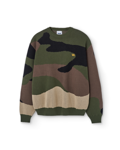 We Are Not Friends Camo Sato Sweater - Camo