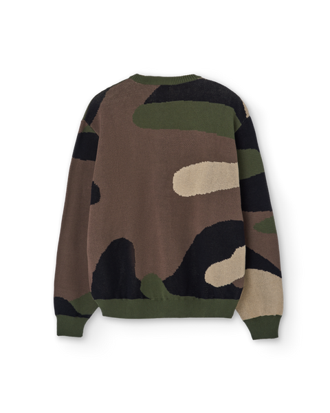 We Are Not Friends Camo Sato Sweater - Camo