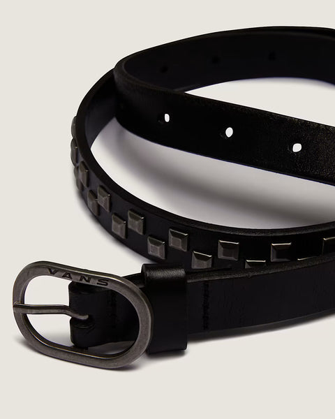 Vans Check Leather Belt - Black