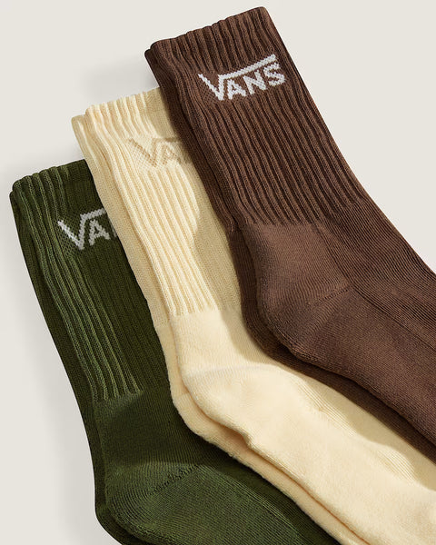 Vans Classic Crew Socks 3 Pack - Assorted
