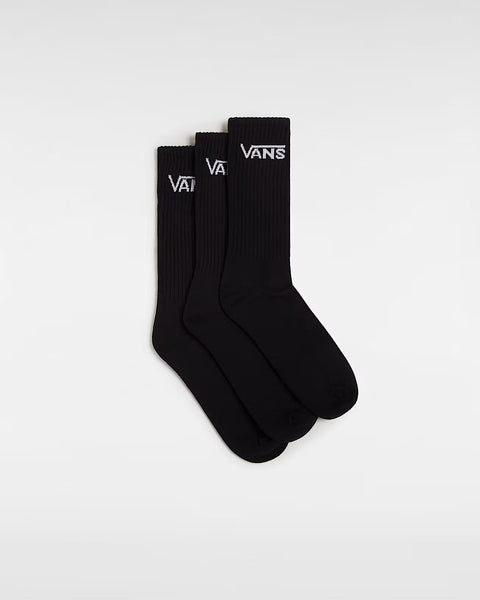 Vans Classic Crew Socks 6 Pack - Black