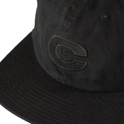 Cleaver Skateboards "C" Hat Tonal - Black