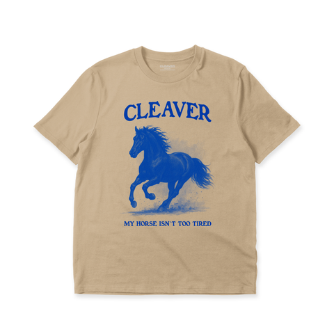 Cleaver Skateboards "PENDEVIEJO" Tee - Sand