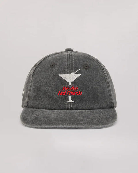 We Are Not Friends Cocktail Cap - Washed Black