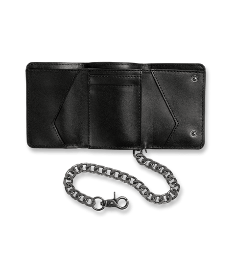 Volcom V ENT Leather Wallet - Black