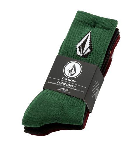 Volcom Full Stone Mix Socks 3 Pack - Mix