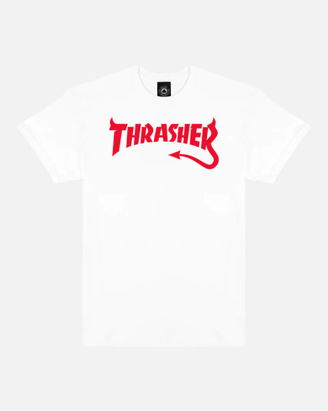 Thrasher Diablo Tee - White