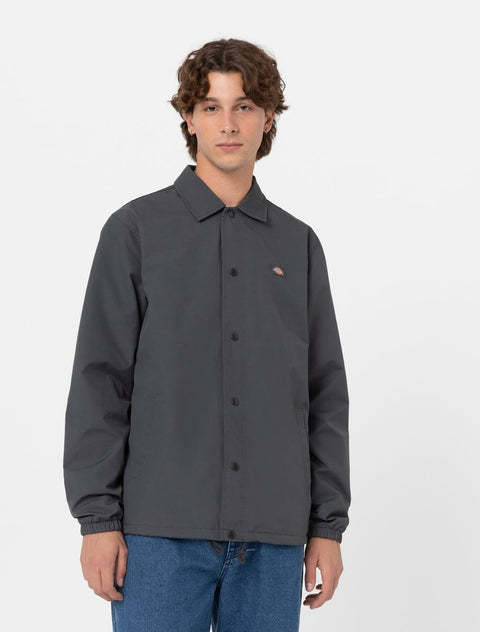 Dickies Oakport Coach Jacket - Charcoal Grey