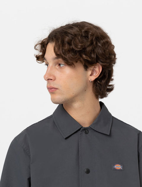 Dickies Oakport Coach Jacket - Charcoal Grey