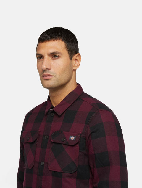 Dickies Lined Sacramento Shirt - Maroon