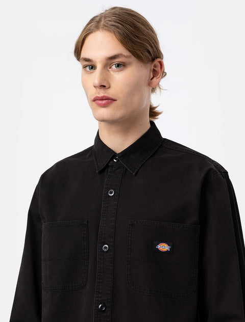 Dickies Duck Canvas Shirt - Washed Black