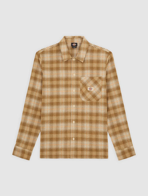 Dickies Forest Check Shirt - Wood Ash