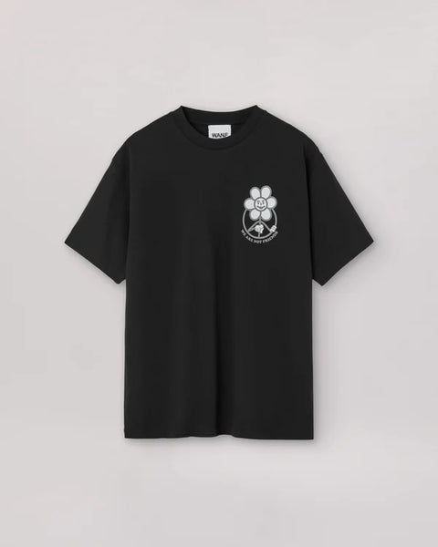 We Are Not Friends Daisy Dark Tee - Black