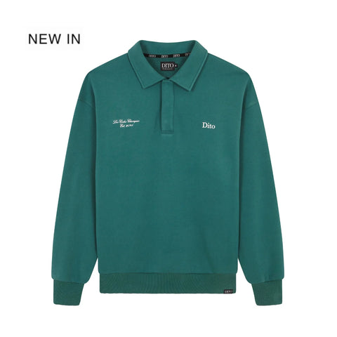 Dito Collective Cactus Quarter Zip - Green