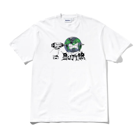 Butter Goods Drill Tee - White