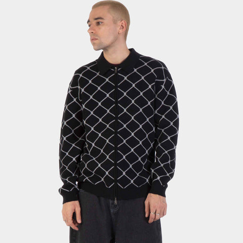 Santa Cruz Harmon Zip Cardigan - Black