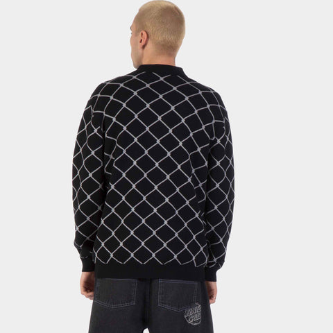 Santa Cruz Harmon Zip Cardigan - Black