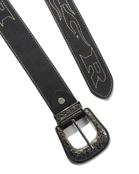 Butter Goods Flame Stitch Belt - Black