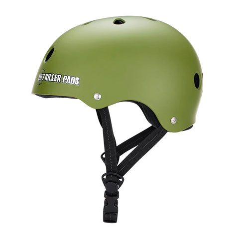 187 Killer Pads Pro Skate Helmet - Army Green Matte