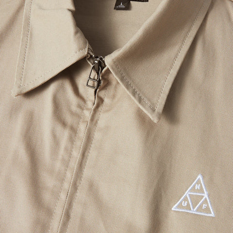 HUF Set Triple Triangle Shop Jacket - Stone