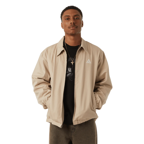 HUF Set Triple Triangle Shop Jacket - Stone