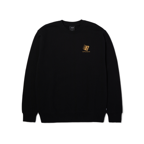 HUF X Bronze Crew - Black