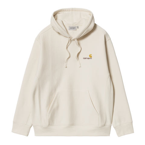 Carhartt WIP Hooded American Script Sweatshirt - Natural
