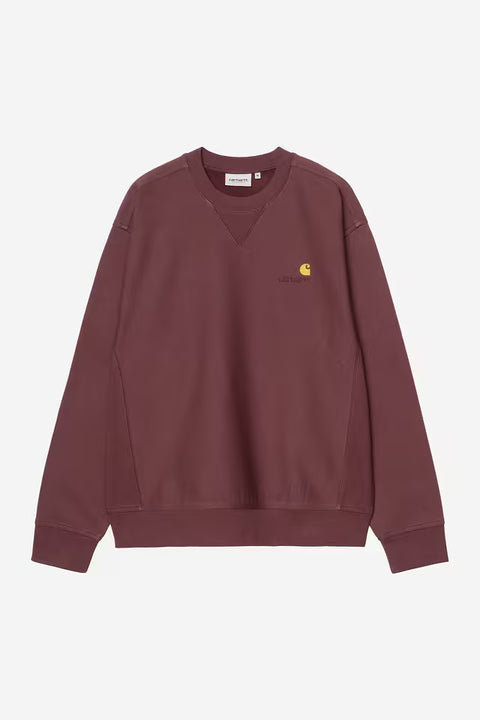 Carhartt WIP American Script Sweatshirt - Amarone