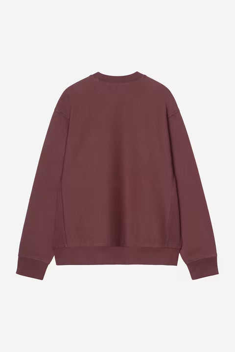 Carhartt WIP American Script Sweatshirt - Amarone