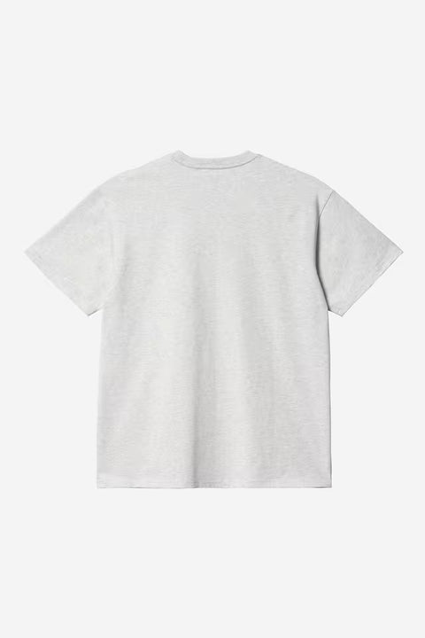 Carhartt WIP Chase Tee - Ash Heather / Gold