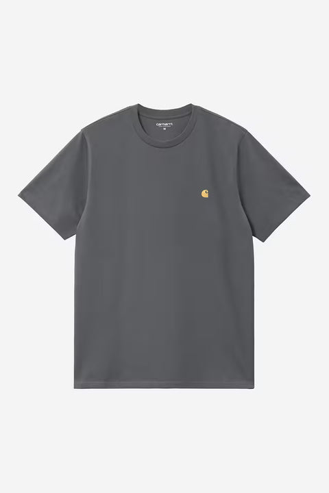 Carhartt WIP Chase Tee - Styx / Gold