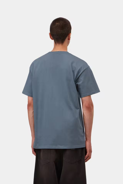 Carhartt WIP Chase Tee - Icesheet / Gold