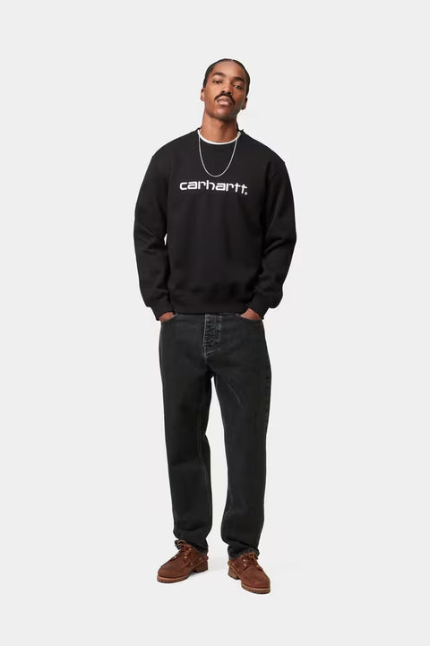 Carhartt WIP Newel Pant - Black Stone Washed
