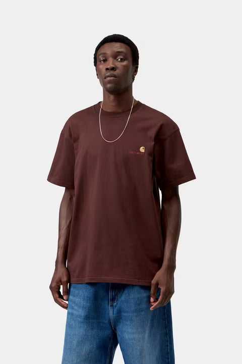 Carhartt WIP American Script Tee - Amarone