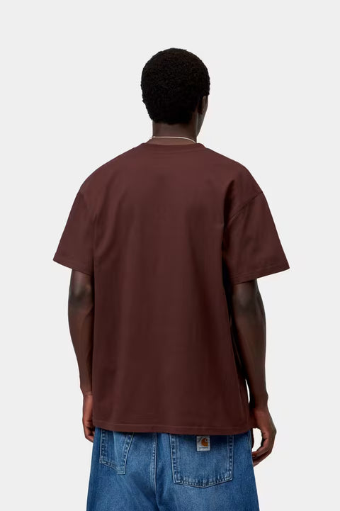 Carhartt WIP American Script Tee - Amarone