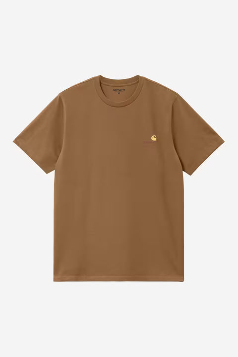Carhartt WIP American Script Tee - Hamilton Brown