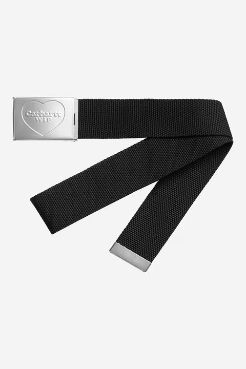 Carhartt WIP Heart Clip Belt - Black