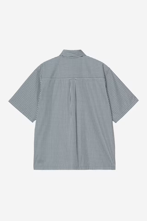 Carhartt WIP S/S Groff Shirt - Groff Check / Blue River