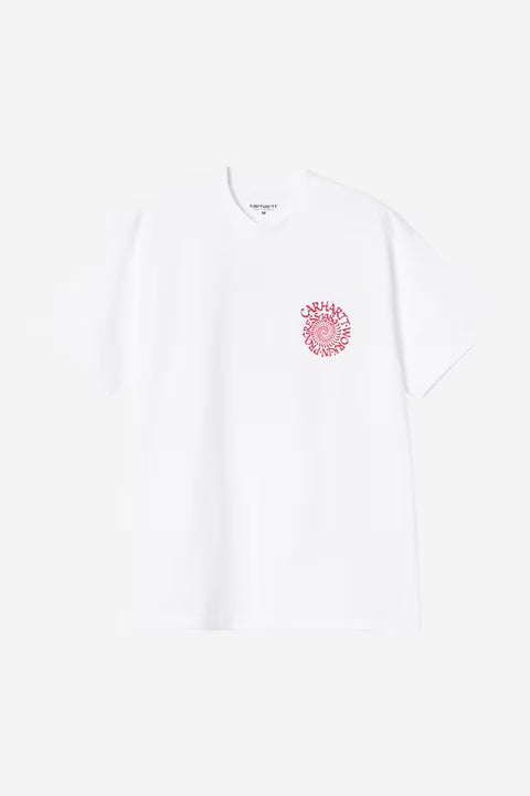 Carhartt WIP S/S Spirals Tee - White